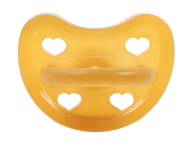 SWEETIE Rubber Pacifier Natural Rubber Pacifier Rounded Heart Shape Rubber 1 Count Original Natural Rubber Pacifier (12-18 Large) - Image 5